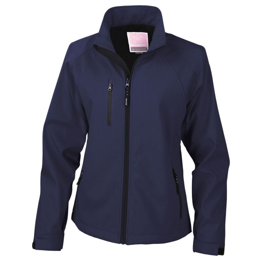 Result Womens/Ladies Soft Shell Jacket / Navy